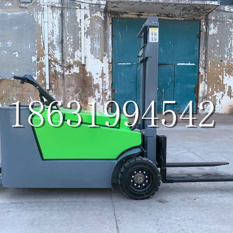古城区小型电动叉车1吨2吨步行站驾式电瓶堆高充电装卸车液压升降车铲车